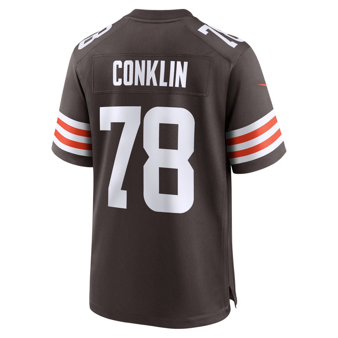 Cleveland Browns Jack Conklin Nike Brown Team Game Jersey product image 3, provided for visual reference and product detail