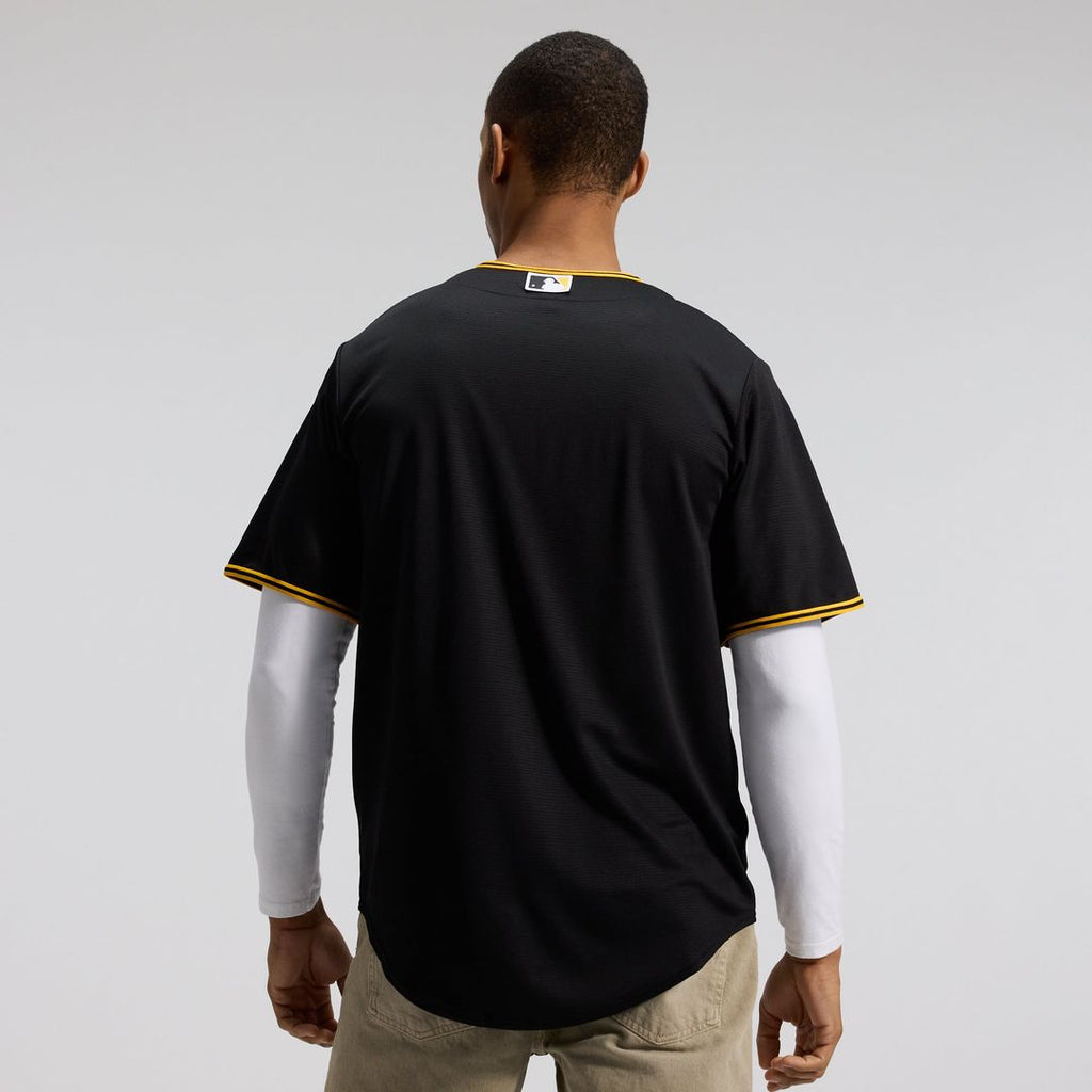 Pittsburgh Pirates Nike Black Alternate Replica Team Jersey product image 2, provided for visual reference and product