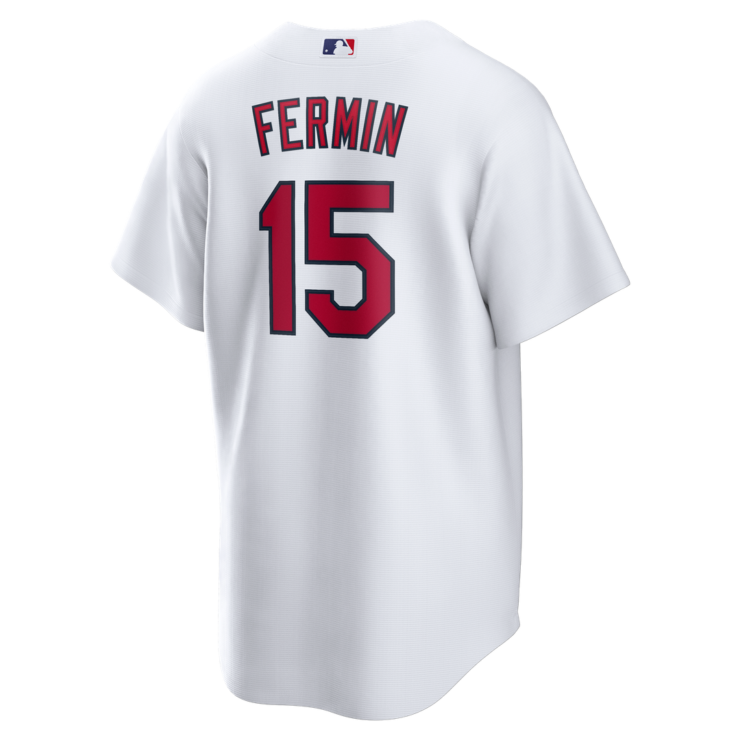 St. Louis Cardinals José Fermín Nike White Home Replica Jersey product image 3, provided for visual reference and product