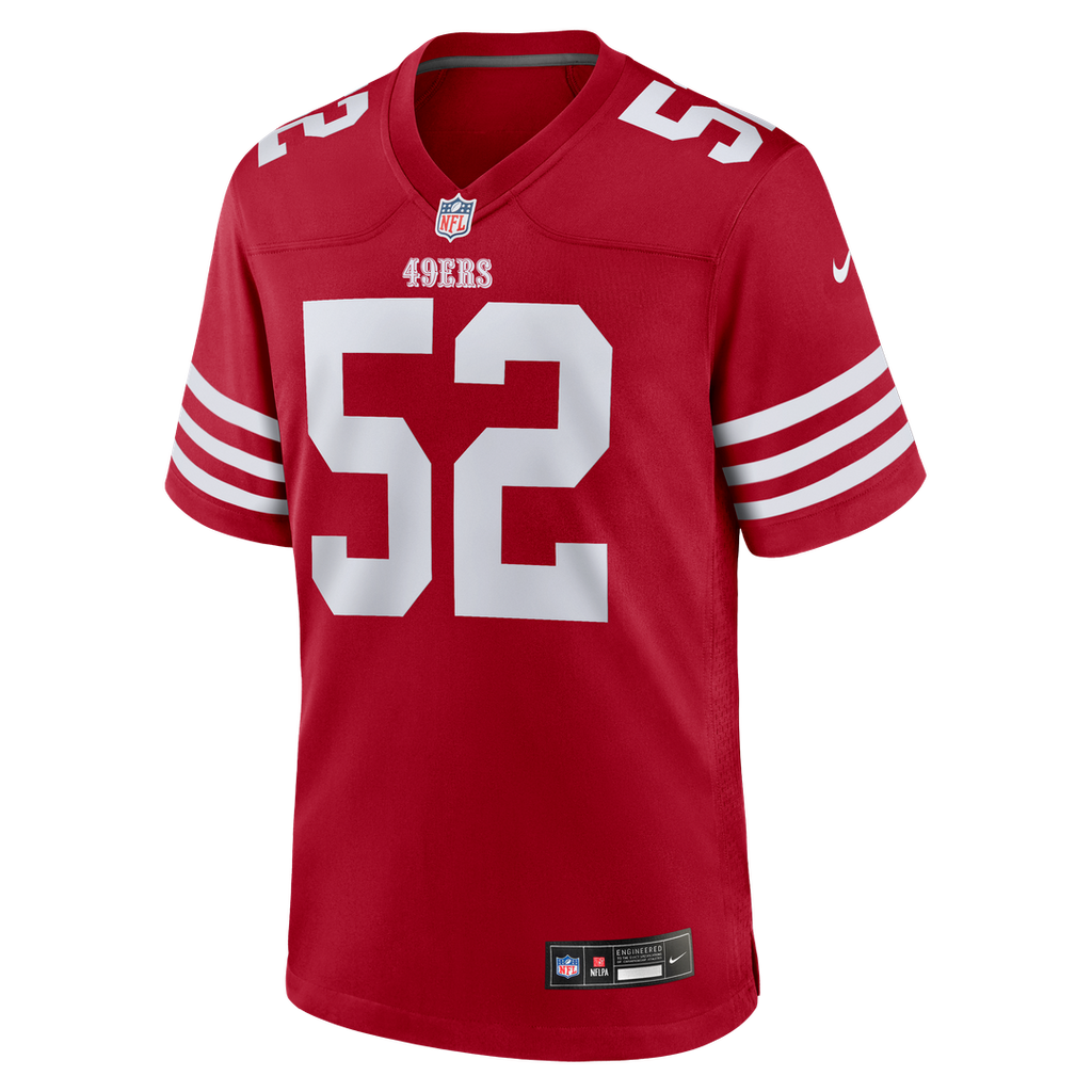 San Francisco 49ers Patrick Willis Nike Scarlet Retired Player Game Jersey product image 2, provided for visual reference