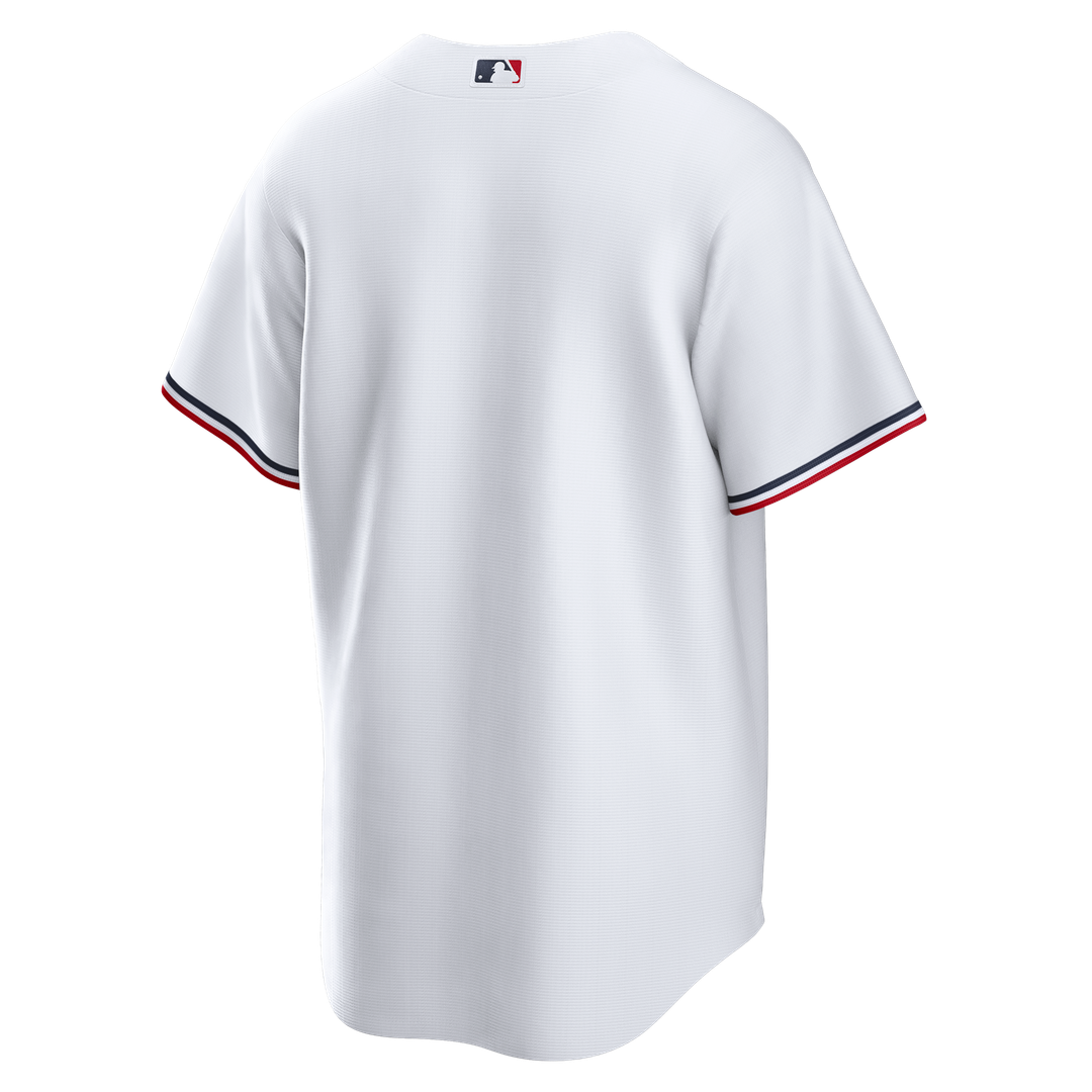 Minnesota Twins Nike White Home Big & Tall Replica Jersey product image 3, provided for visual reference and product detail