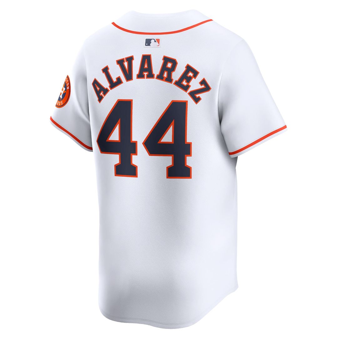 Houston Astros Yordan Alvarez Nike White Home Limited Player Jersey product image 3, provided for visual reference and