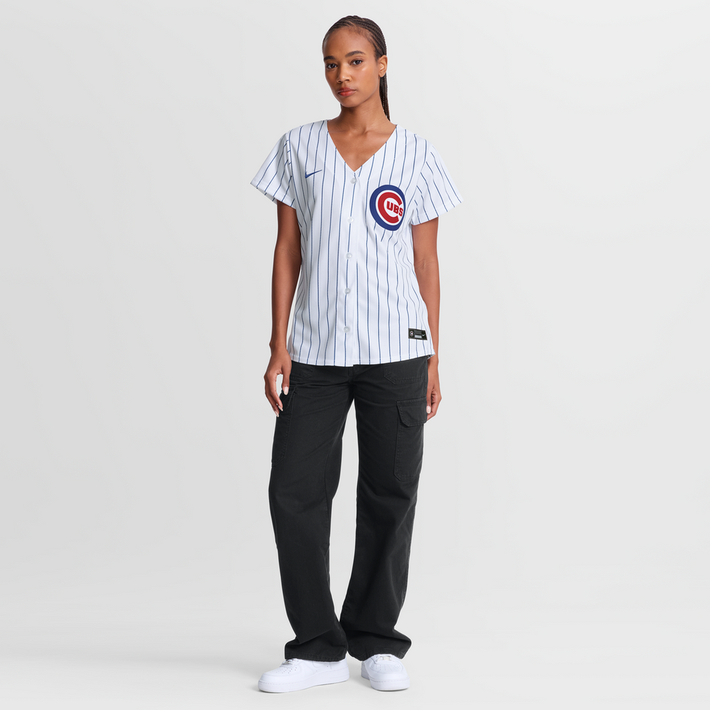 Chicago Cubs Moisés Ballesteros Nike White Home Replica Jersey for Women product image 4, provided for visual reference and