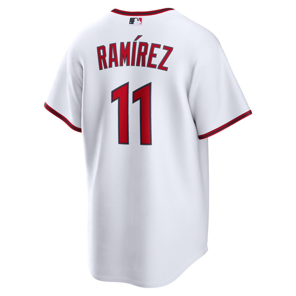 Cleveland Guardians José Ramírez Nike White Home Replica Jersey product image 3, provided for visual reference and product