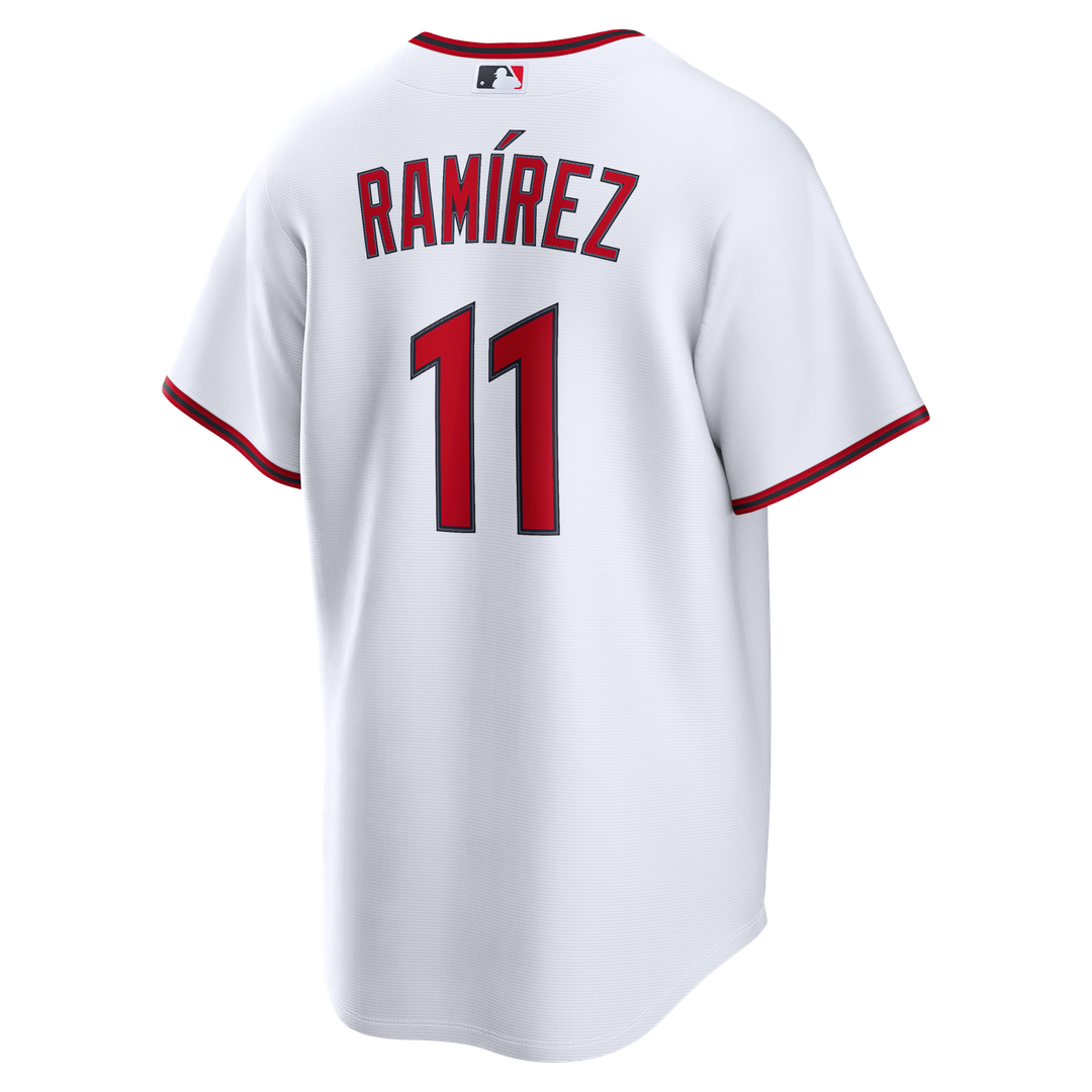 Cleveland Guardians José Ramírez Nike White Home Replica Jersey product image 3, provided for visual reference and product
