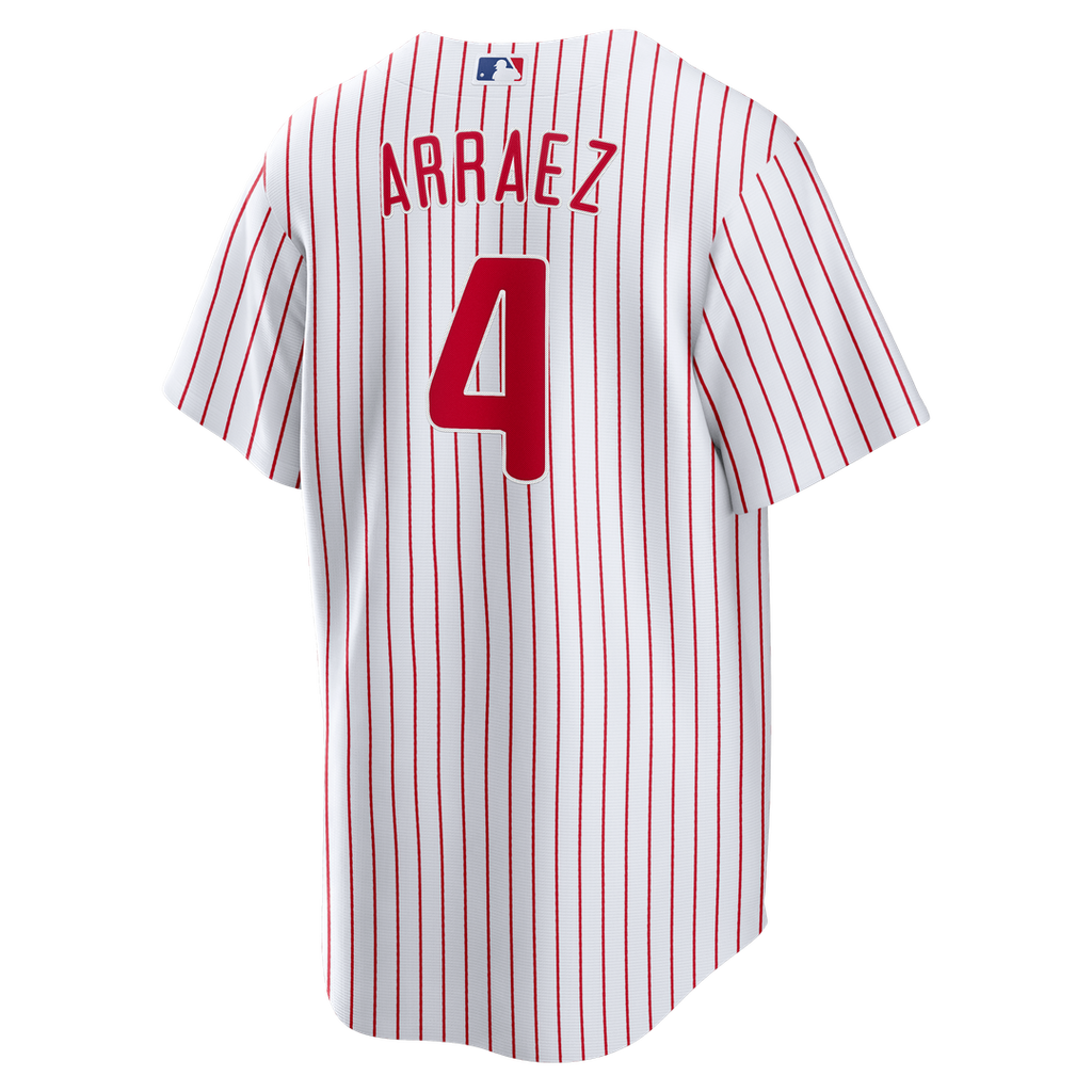 Philadelphia Phillies Luis Arraez Nike White Home Replica Jersey product image 3, provided for visual reference and product