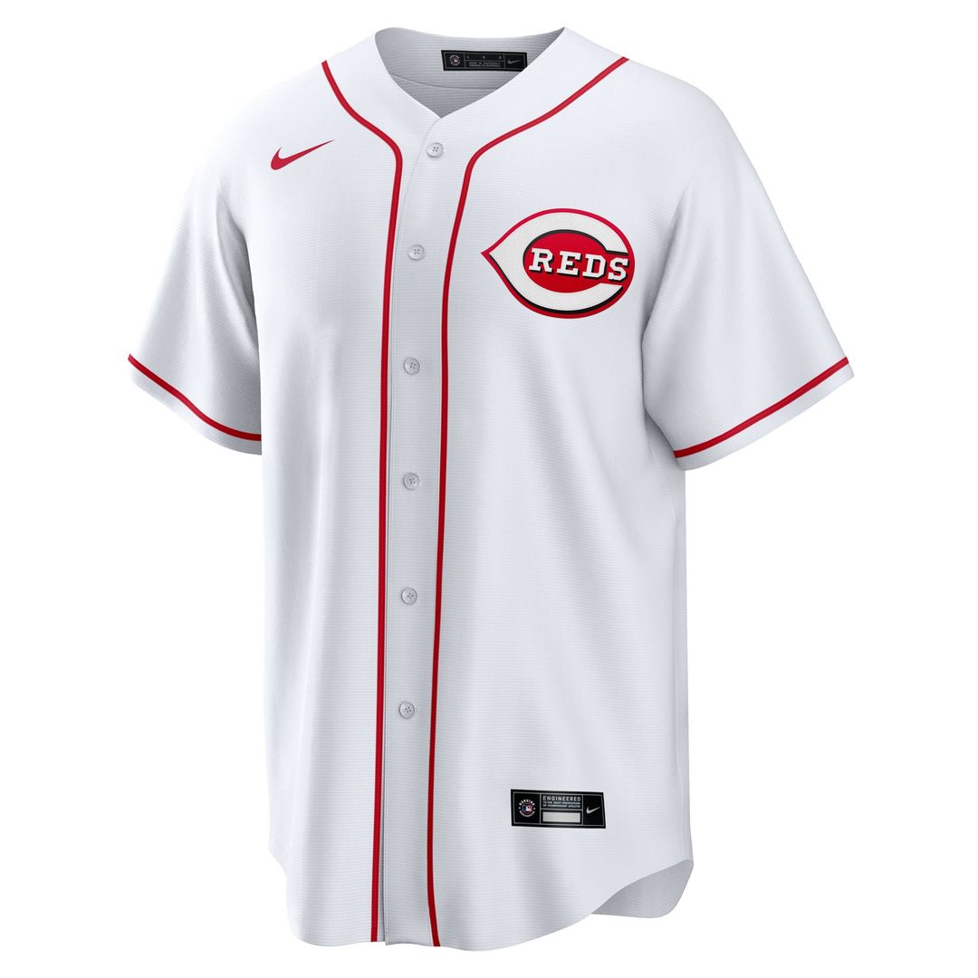 Cincinnati Reds Ke'Bryan Hayes Nike White Home Replica Jersey product image 2, provided for visual reference and product