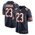 Chicago Bears Roschon Johnson Nike Navy Team Game Jersey product image 1, provided for visual reference and product detail