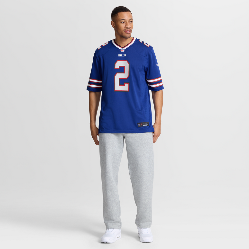 Buffalo Bills Tyler Bass Nike Royal Game Player Jersey product image 7, provided for visual reference and product detail