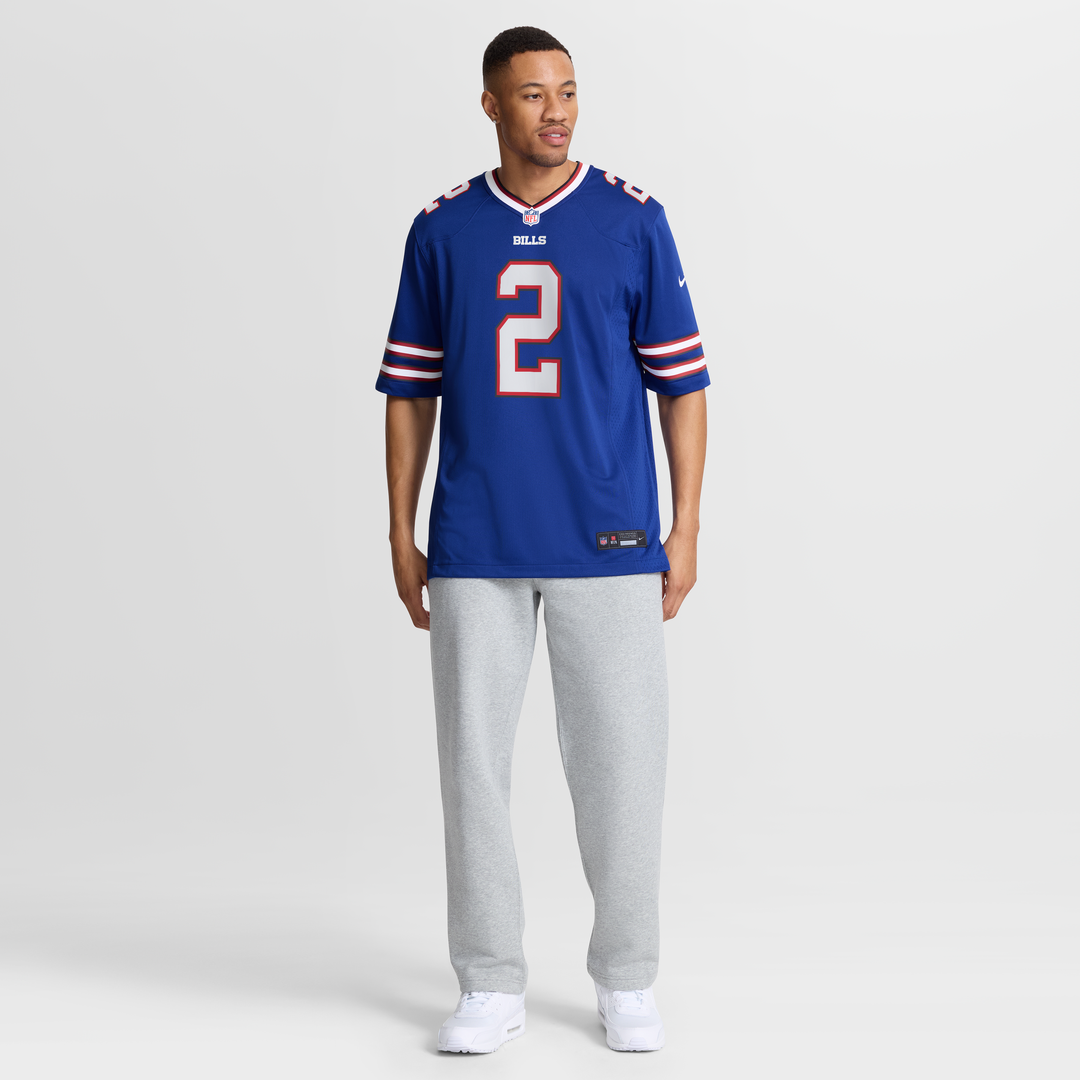 Buffalo Bills Tyler Bass Nike Royal Game Player Jersey product image 7, provided for visual reference and product detail