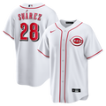 Cincinnati Reds Eugenio Suárez Nike White Home Replica Jersey product image 1, provided for visual reference and product
