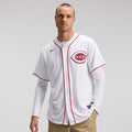 Cincinnati Reds Nike White Home Replica Team Jersey product image 1, provided for visual reference and product detail review