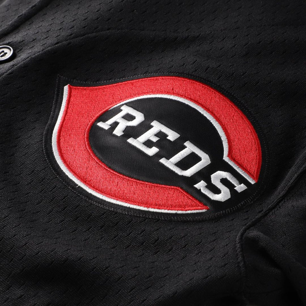 Cincinnati Reds Ken Griffey Jr. Mitchell & Ness Black Big & Tall Cooperstown Mesh Batting Practice Jersey product image 4,