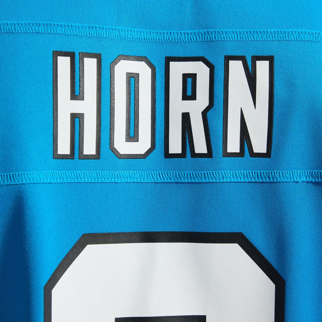 Carolina Panthers Jaycee Horn Nike Blue Alternate Game Jersey product image 12, provided for visual reference and product