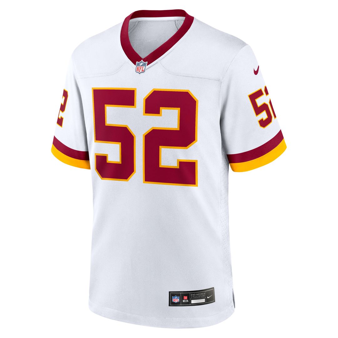 Washington Commanders Sonny Styles Nike White Game Super Bowl Era Jersey product image 9, provided for visual reference and
