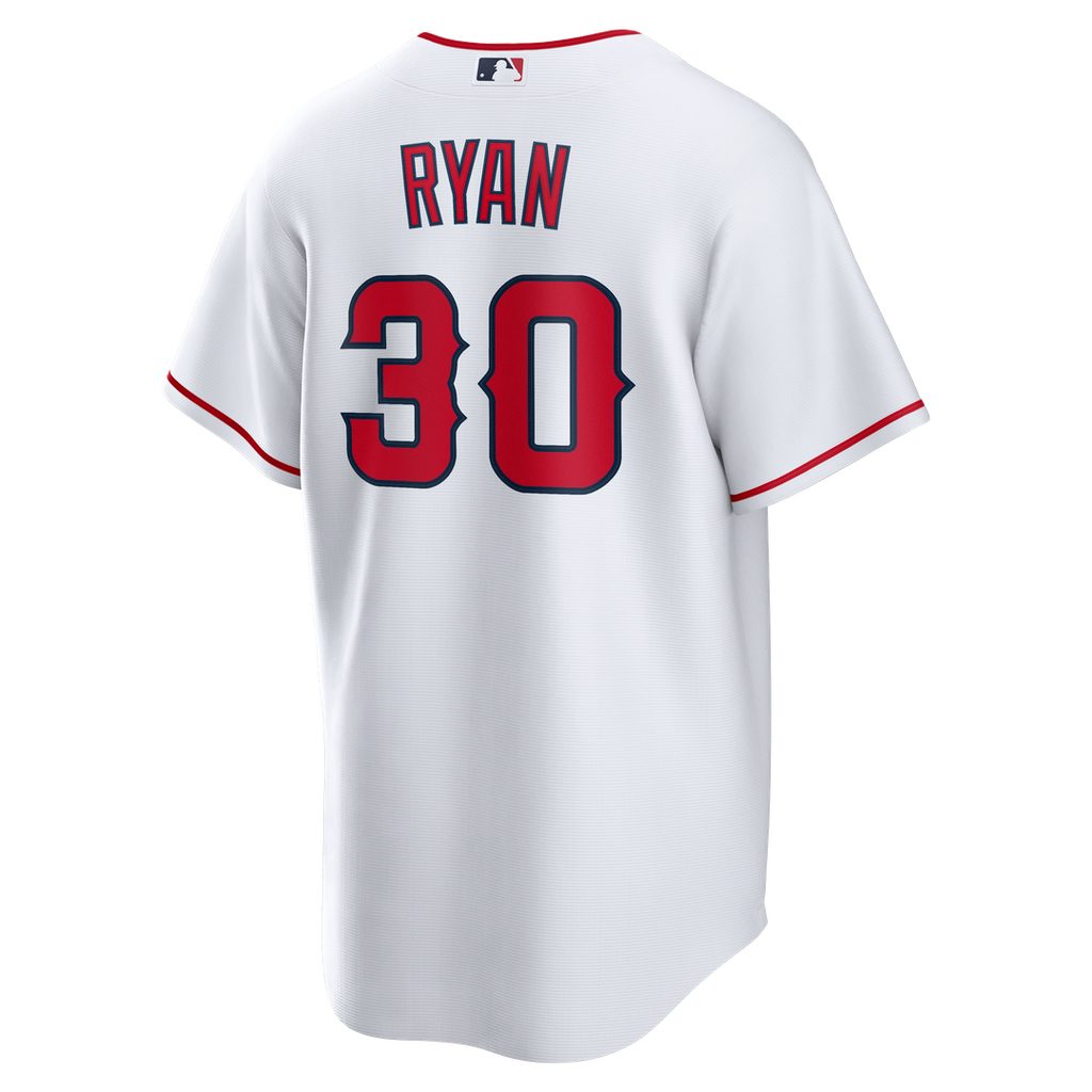 Los Angeles Angels Nolan Ryan Nike White Home Retired Player Replica Jersey product image 3, provided for visual reference