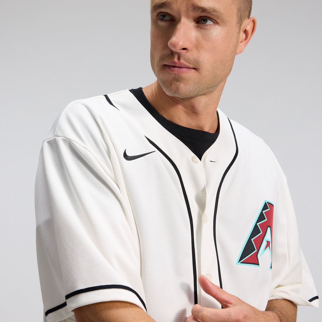 Arizona Diamondbacks Corbin Carroll Nike Cream Home Replica Jersey product image 10, provided for visual reference and