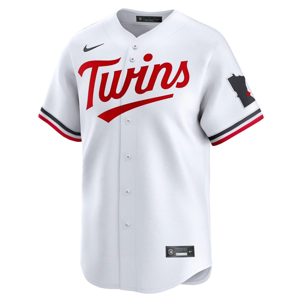 Minnesota Twins Nike White Home Limited Jersey product image 5, provided for visual reference and product detail review