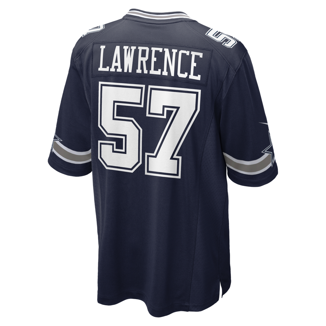 Dallas Cowboys Malachi Lawrence Nike Navy Team Game Jersey product image 5, provided for visual reference and product detail