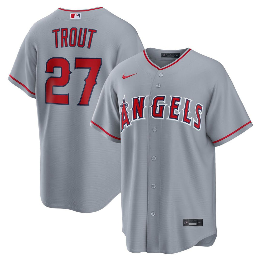 Los Angeles Angels Mike Trout Nike White Alternate Replica Jersey product image 10, provided for visual reference and