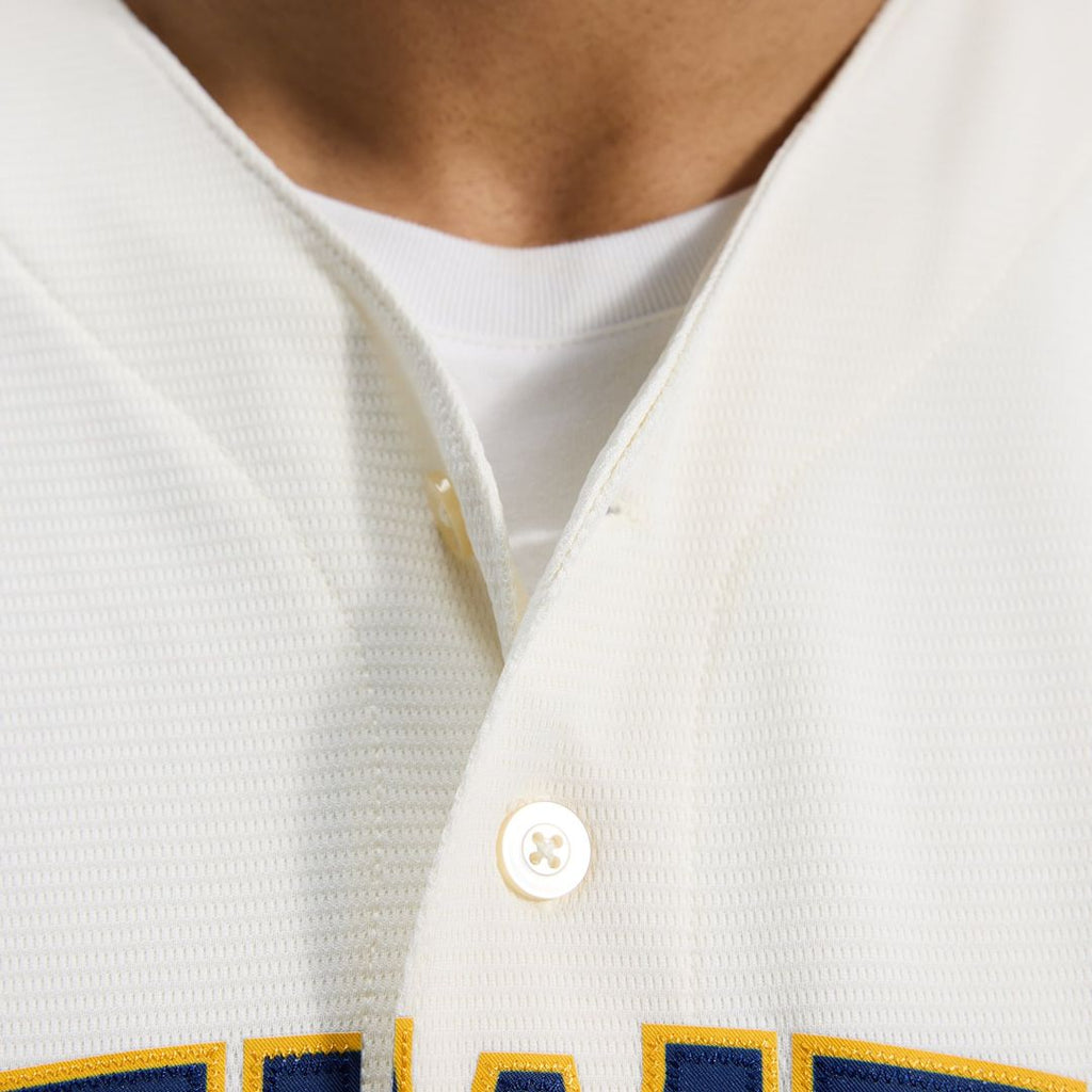 Milwaukee Brewers Nike Cream Home Replica Team Jersey product image 10, provided for visual reference and product detail