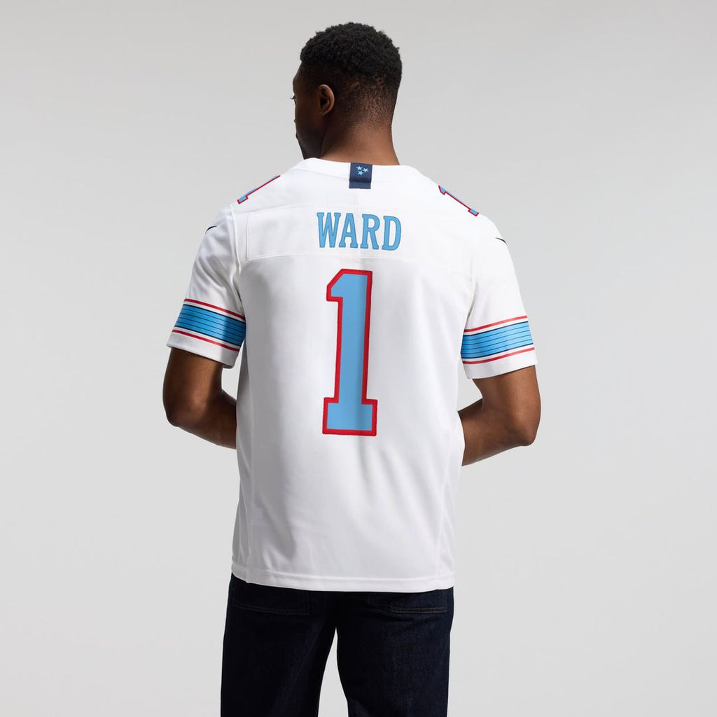Tennessee Titans Cameron Ward Nike Light Blue Team Vapor F.U.S.E. Stitched Limited Jersey product image 31, provided for