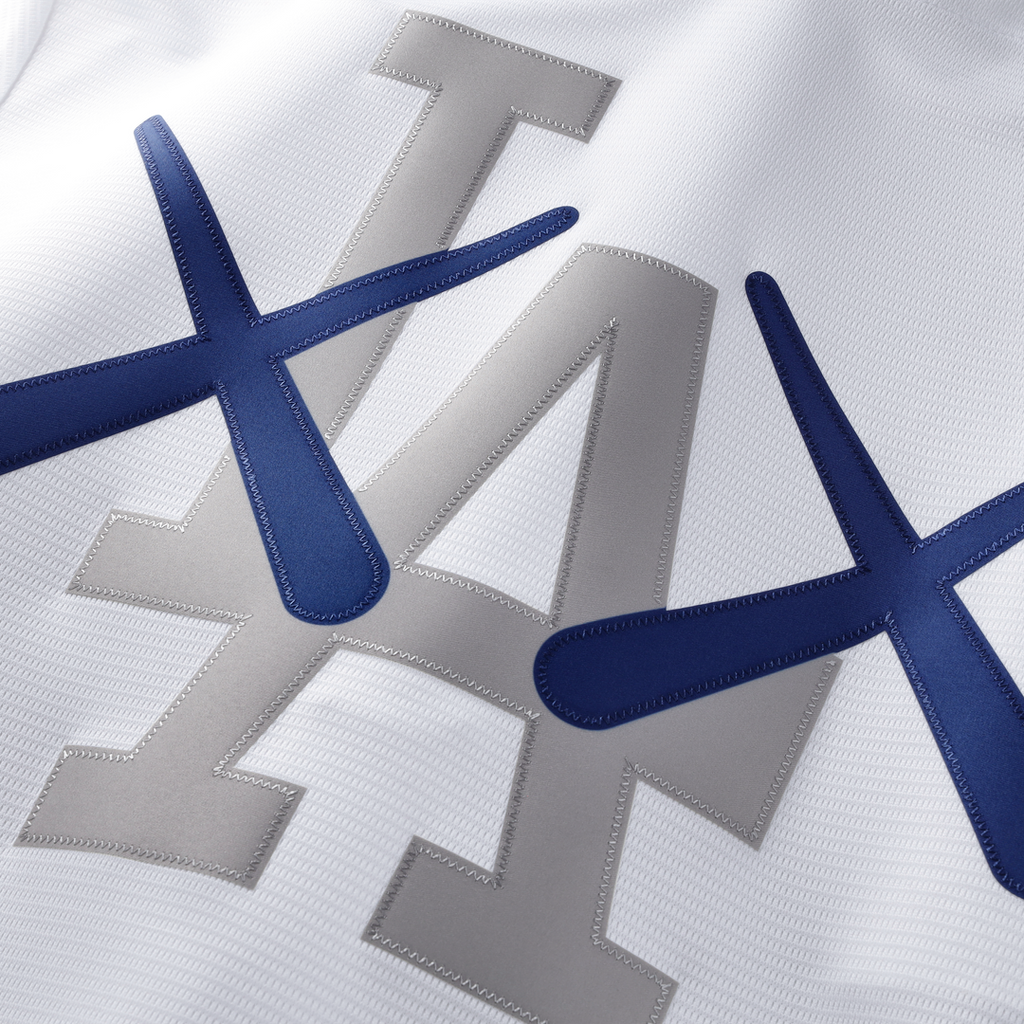 Los Angeles Dodgers Nike x KAWS White Stadium Jersey product image 6, provided for visual reference and product detail review