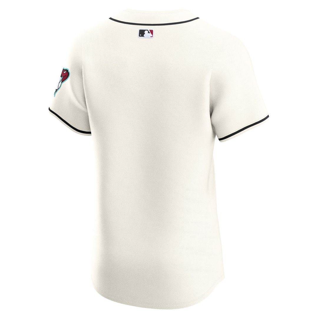 Arizona Diamondbacks Nike Cream Elite Jersey product image 3, provided for visual reference and product detail review