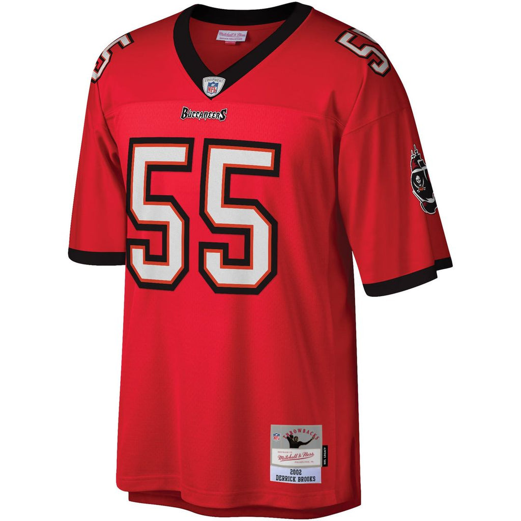Tampa Bay Buccaneers Derrick Brooks Mitchell & Ness Orange Legacy Replica Jersey product image 8, provided for visual