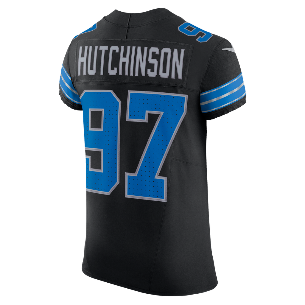 Detroit Lions Aidan Hutchinson Nike Black Alternate Vapor F.U.S.E. Elite Jersey product image 3, provided for visual