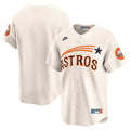Houston Astros Nike Cream Cooperstown Collection Limited Jersey product image 1, provided for visual reference and product