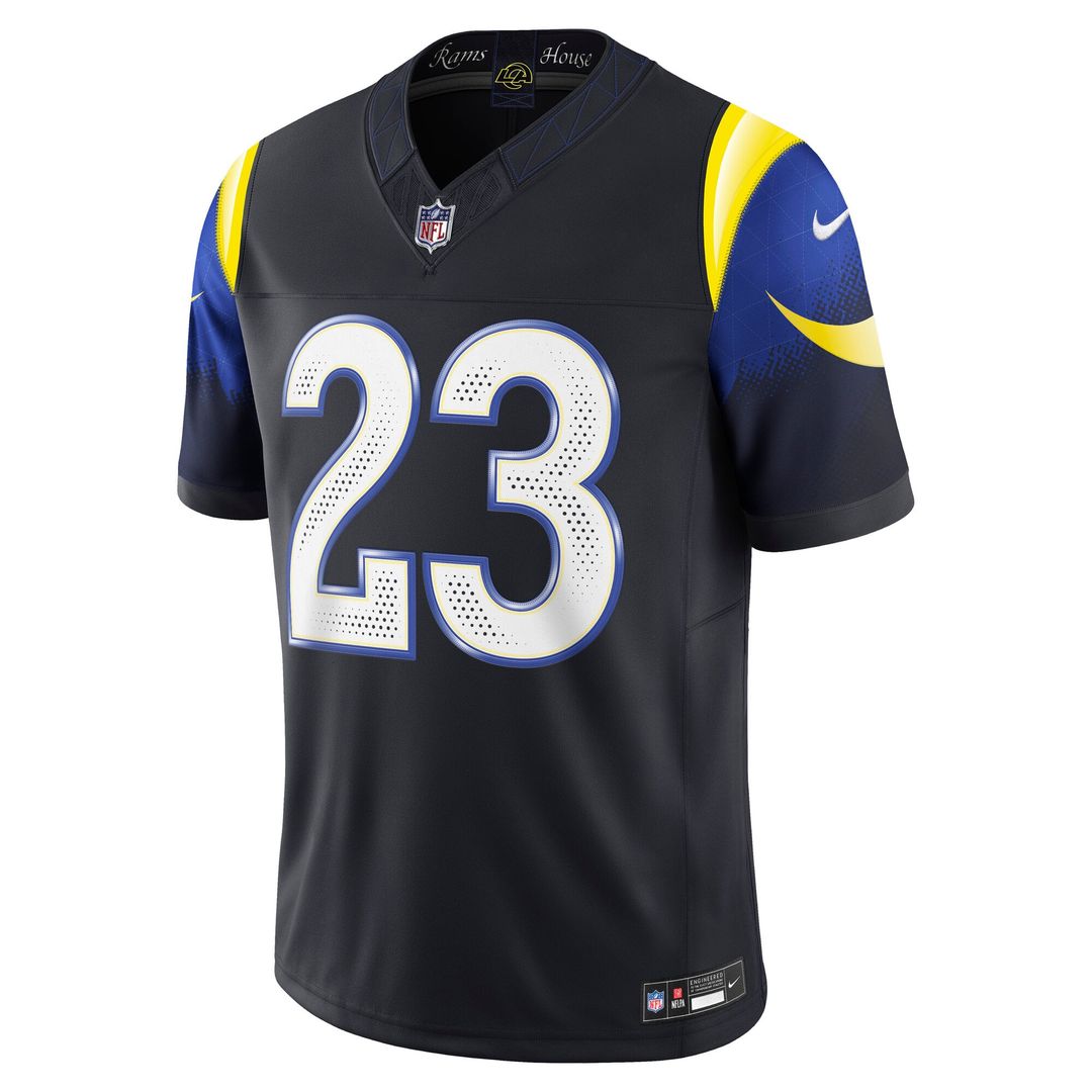 Los Angeles Rams Kyren Williams Nike Dark Blue Rivalries Collection Stitched Limited Jersey product image 2, provided for