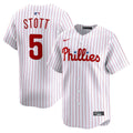 Philadelphia Phillies Bryson Stott Nike White Home Limited Player Jersey product image 1, provided for visual reference and