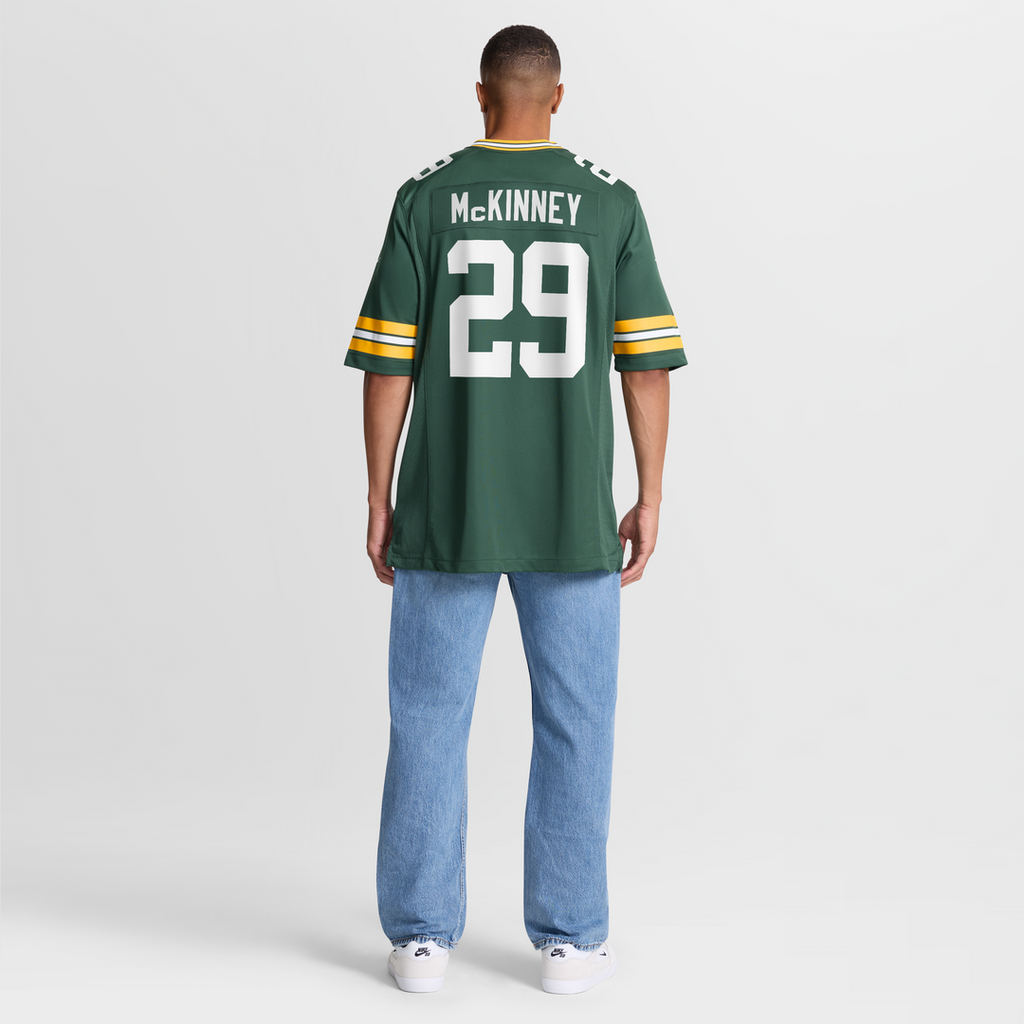 Green Bay Packers Xavier McKinney Nike Navy The 1923 Classic Game Jersey product image 14, provided for visual reference and