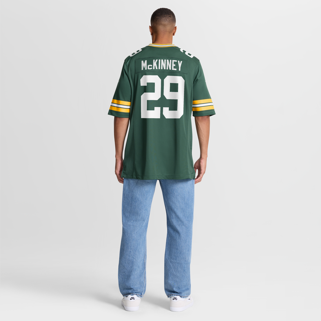 Green Bay Packers Xavier McKinney Nike Navy The 1923 Classic Game Jersey product image 14, provided for visual reference and