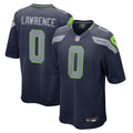 Seattle Seahawks DeMarcus Lawrence Nike College Navy Team Game Jersey product image 1, provided for visual reference and
