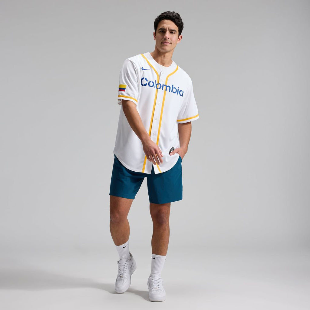 Colombia Baseball Nike White 2026 World Baseball Classic Home Stadium Jersey product image 3, provided for visual reference
