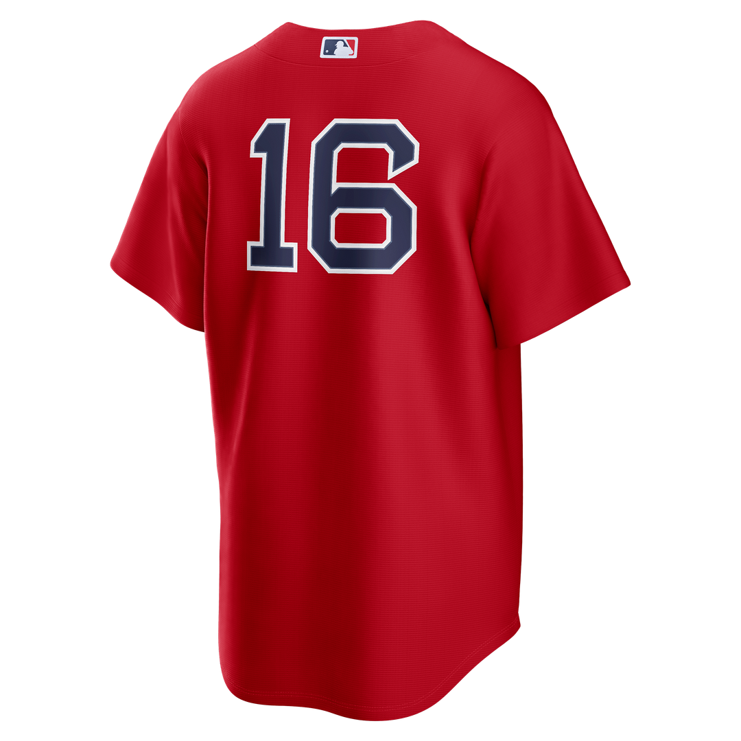 Boston Red Sox Jarren Duran Nike Red Alternate Replica Jersey product image 3, provided for visual reference and product