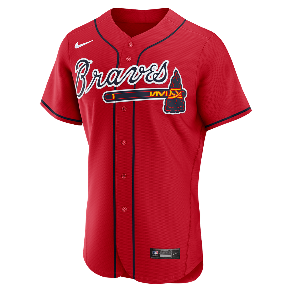 Atlanta Braves Drake Baldwin Nike Red MLB Awards Authentic Jersey product image 5, provided for visual reference and product