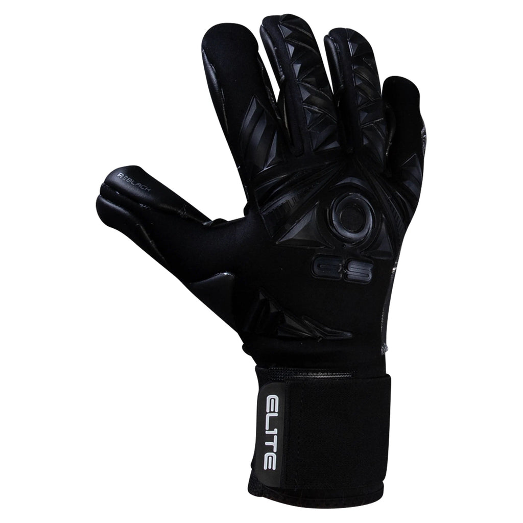 ELITE SPORT Revolution II Blackout Goalkeeper Gloves product image 3, provided for visual reference and product detail review