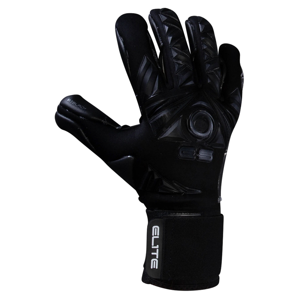 ELITE SPORT Revolution II Blackout Goalkeeper Gloves product image 3, provided for visual reference and product detail review