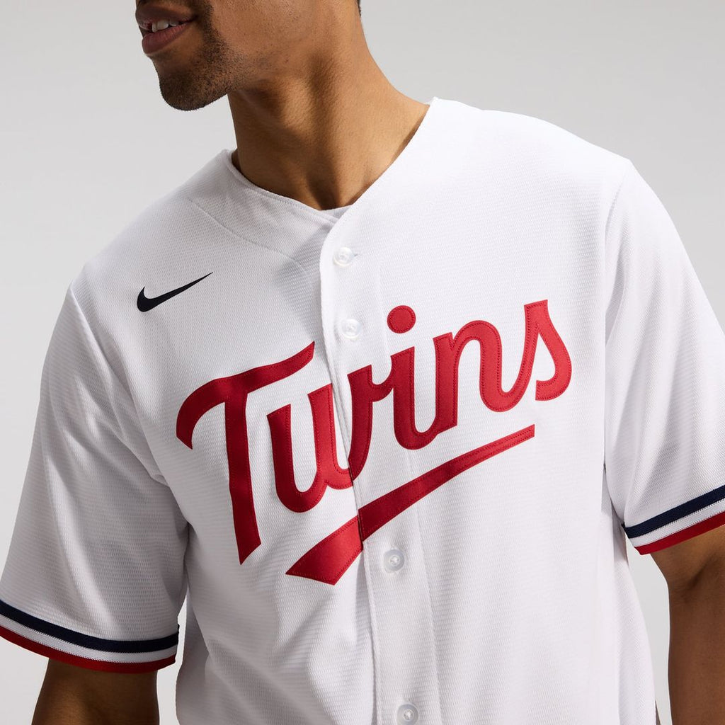 Minnesota Twins Nike White Home Replica Team Jersey product image 17, provided for visual reference and product detail review