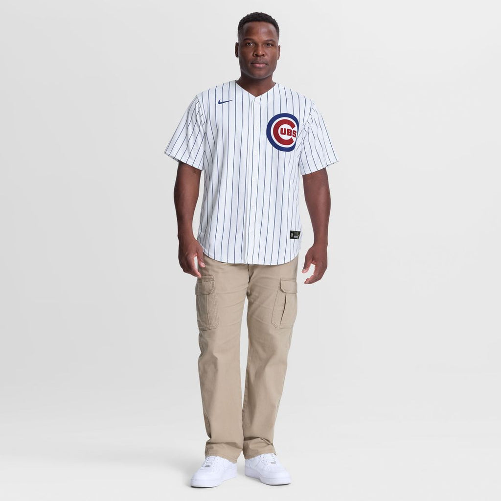 Chicago Cubs Tyrone Taylor Nike White Home Replica Jersey product image 2, provided for visual reference and product detail