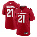 Arizona Cardinals Garrett Williams Nike Cardinal Game Jersey product image 1, provided for visual reference and product