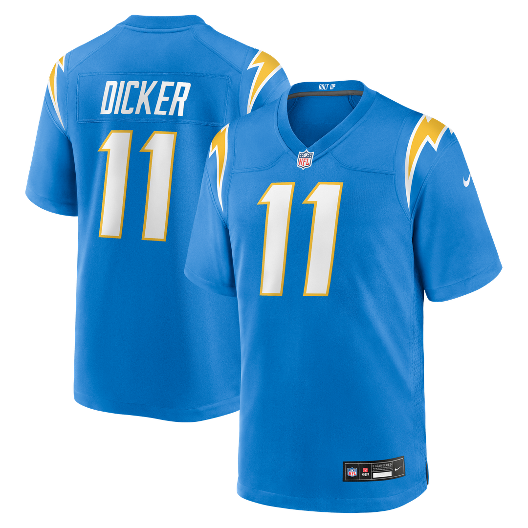 Los Angeles Chargers Cameron Dicker Nike Navy Alternate Game Jersey product image 7, provided for visual reference and