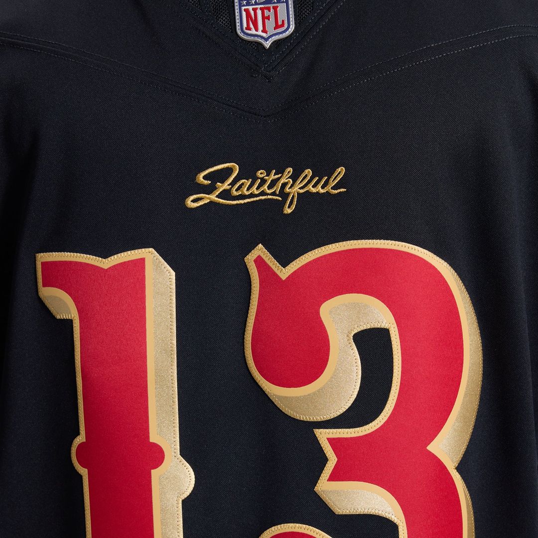 San Francisco 49ers Brock Purdy Nike Black Rivalries Collection Stitched Limited Jersey product image 13, provided for