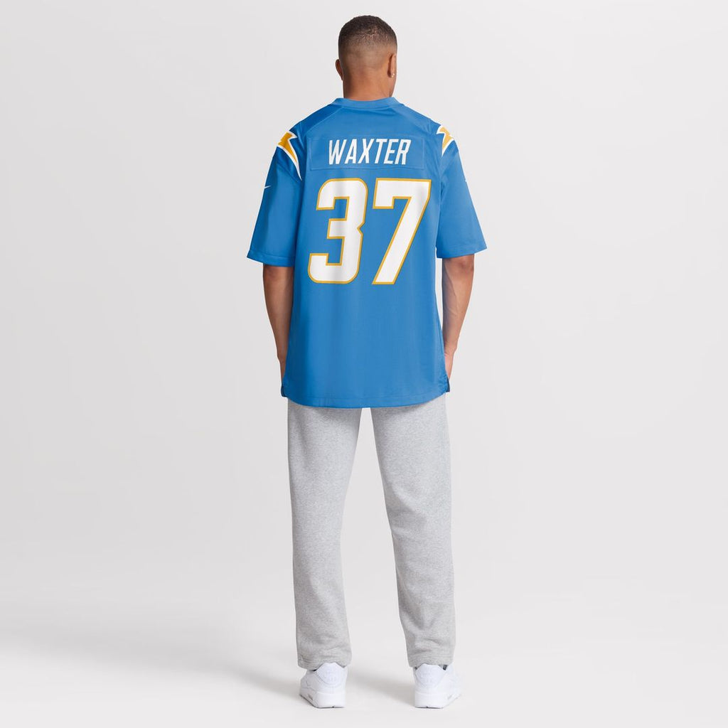 Los Angeles Chargers Isas Waxter Nike Powder Blue Team Game Jersey product image 5, provided for visual reference and
