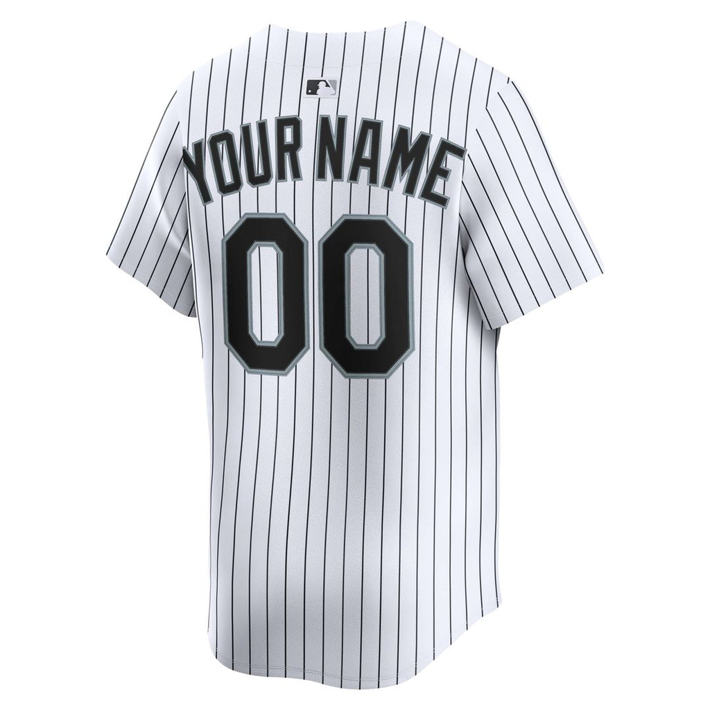 Chicago White Sox Nike White Home Limited Custom Jersey product image 3, provided for visual reference and product detail