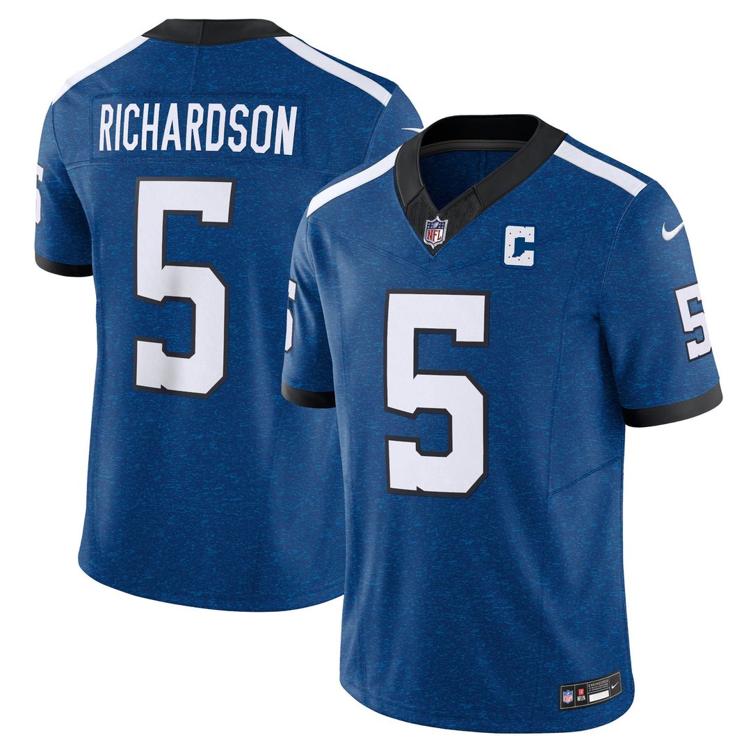 Indianapolis Colts Anthony Richardson Nike Royal Alternate Vapor F.U.S.E. Limited Jersey product image 1, provided for