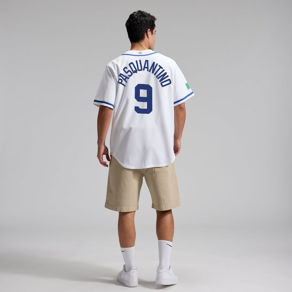 Italy Baseball Vinnie Pasquantino Nike White 2026 World Baseball Classic Home Stadium Jersey product image 5, provided for